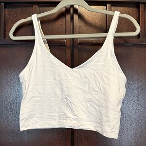 Lululemon Athletica White Camisole Top